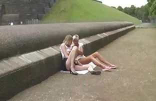 video porn Lesbentrio in the living room