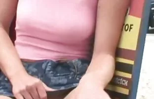 video porn Horny blonde fucks her ass while soloing at the pool