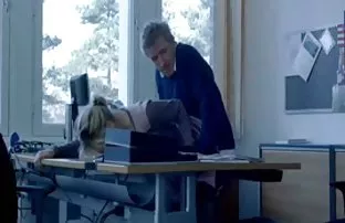 video porn On the bed, the brunette naive girl can fuck