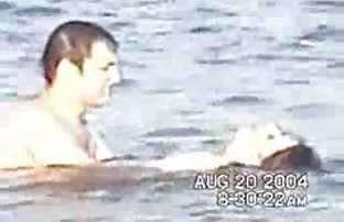 video porn On the stairs, the blonde bitch sucks her guy's cock